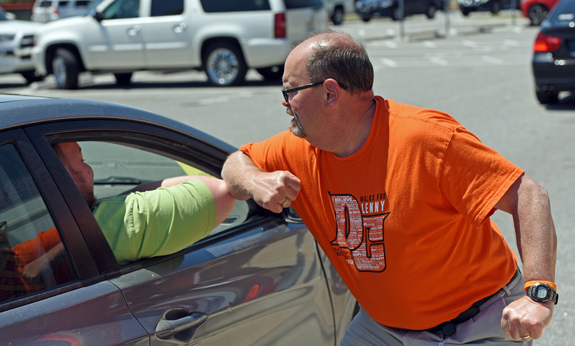 Davie County cap and gown pickup